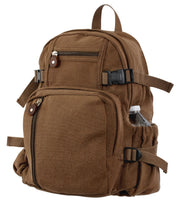 Rothco Vintage Canvas Compact Backpack LARSON TACTICAL SUPPLY