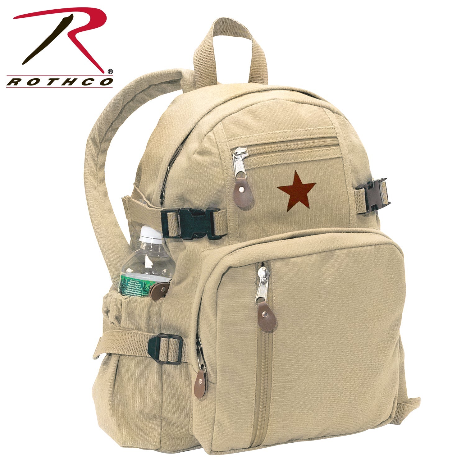 Rothco Vintage Canvas Compact Backpack LARSON TACTICAL SUPPLY
