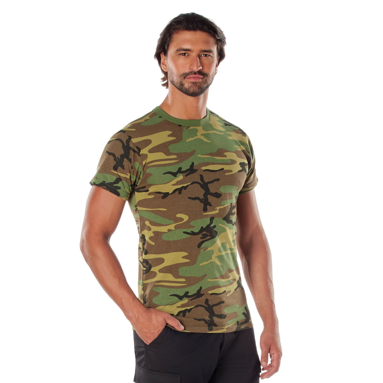 Rothco Heavyweight Camo T-Shirt LARSON TACTICAL SUPPLY