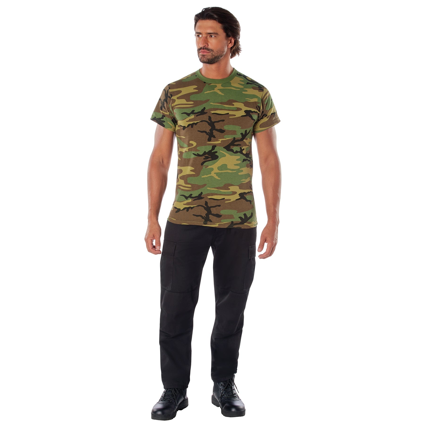 Rothco Heavyweight Camo T-Shirt LARSON TACTICAL SUPPLY