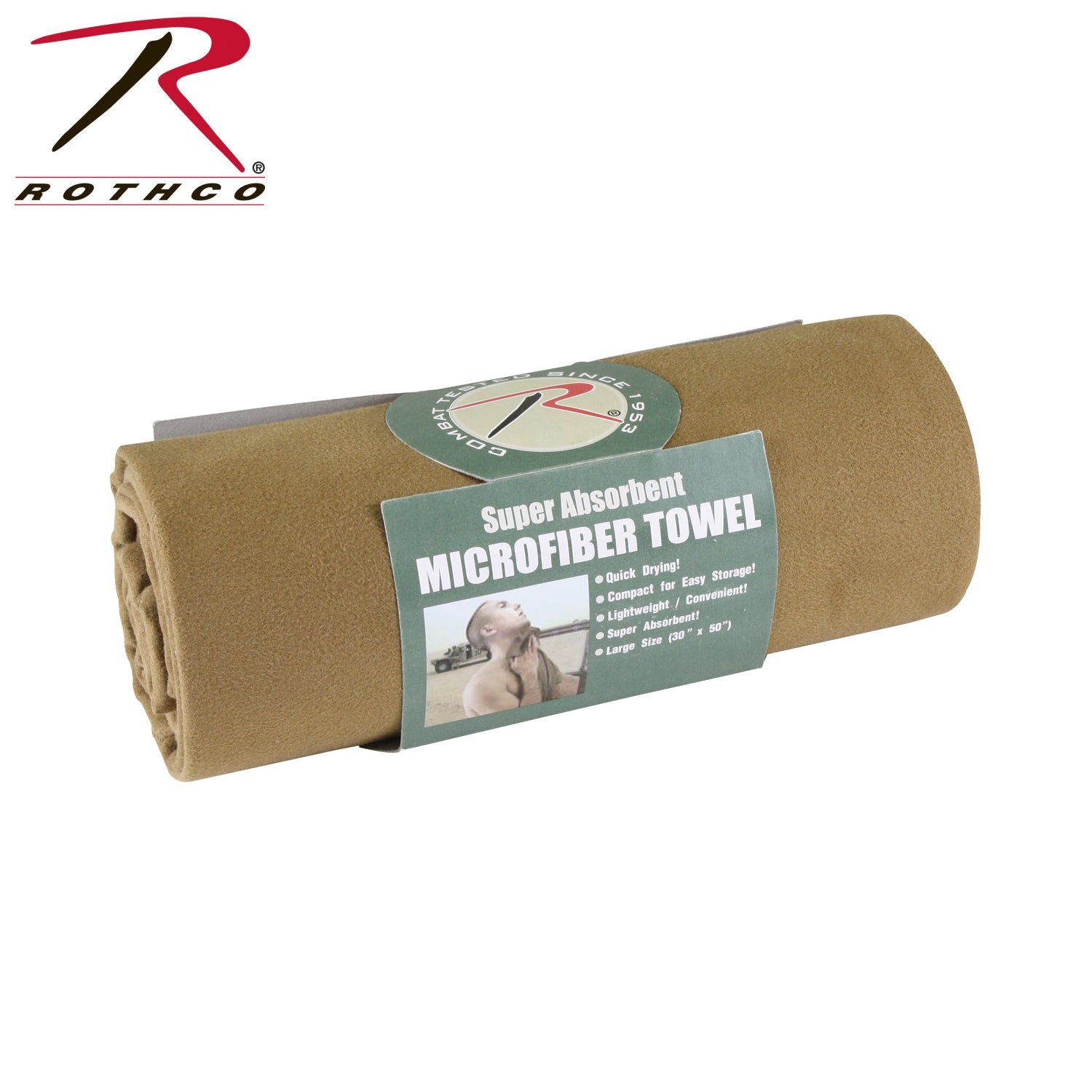 Rothco Microfiber Towel LARSON TACTICAL SUPPLY