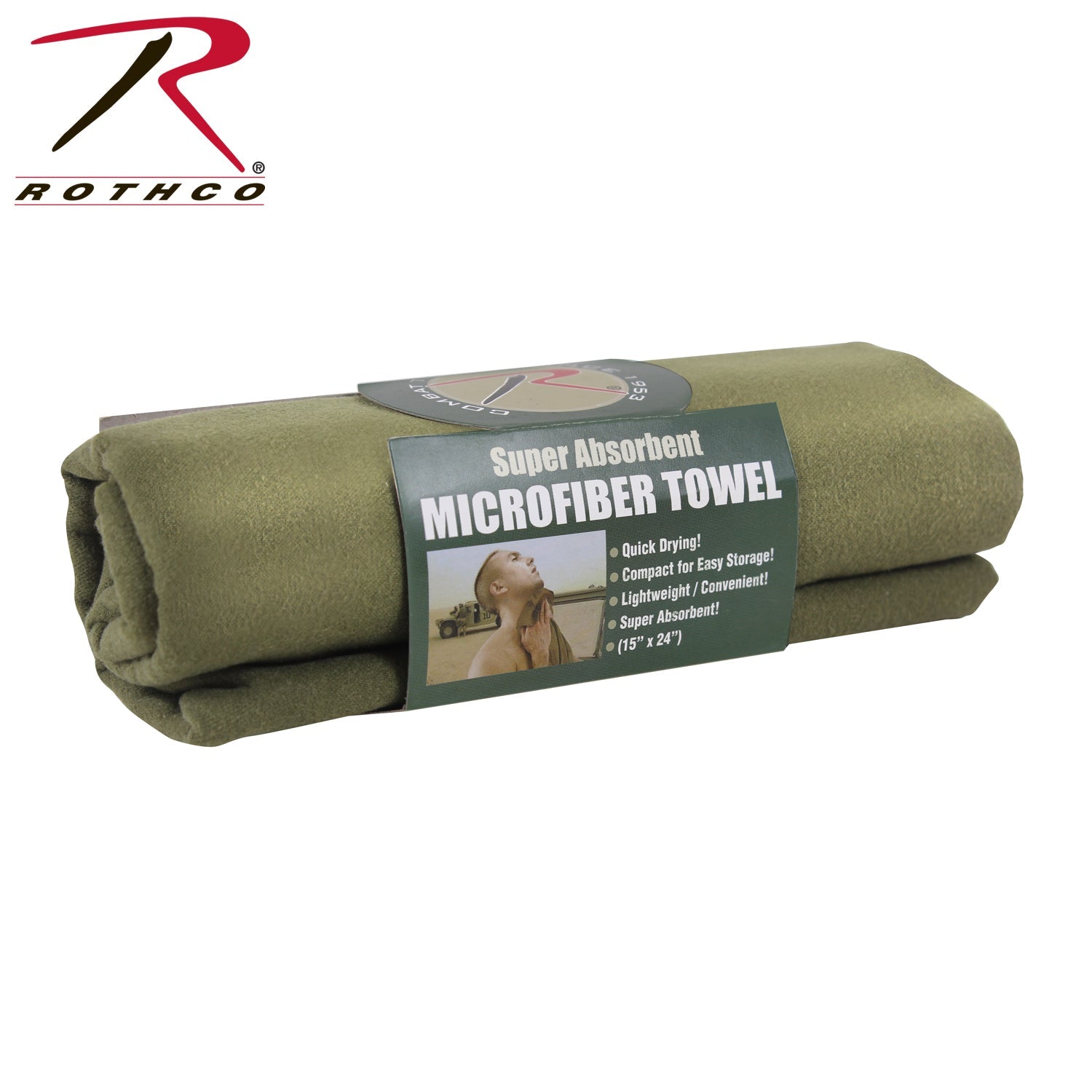 Rothco Microfiber Towel LARSON TACTICAL SUPPLY