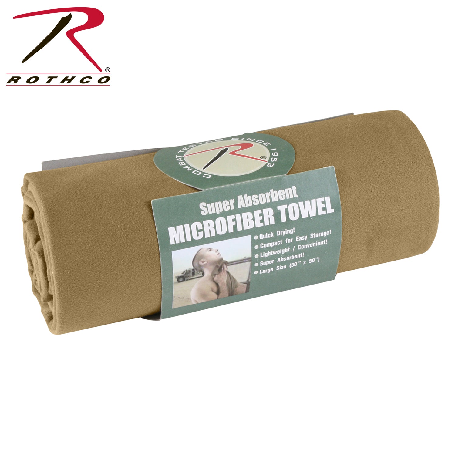 Rothco Microfiber Towel LARSON TACTICAL SUPPLY