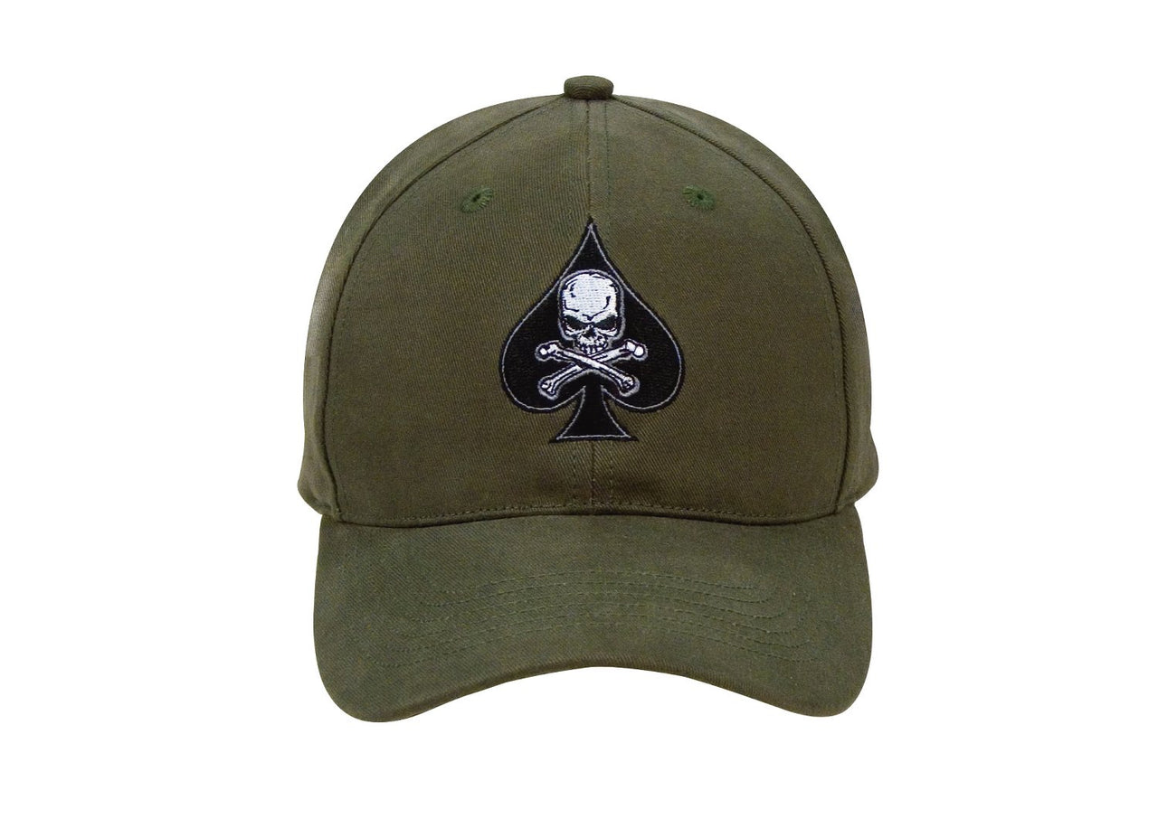 Black Ink Death Spade Low Profile Insignia Cap LARSON TACTICAL SUPPLY