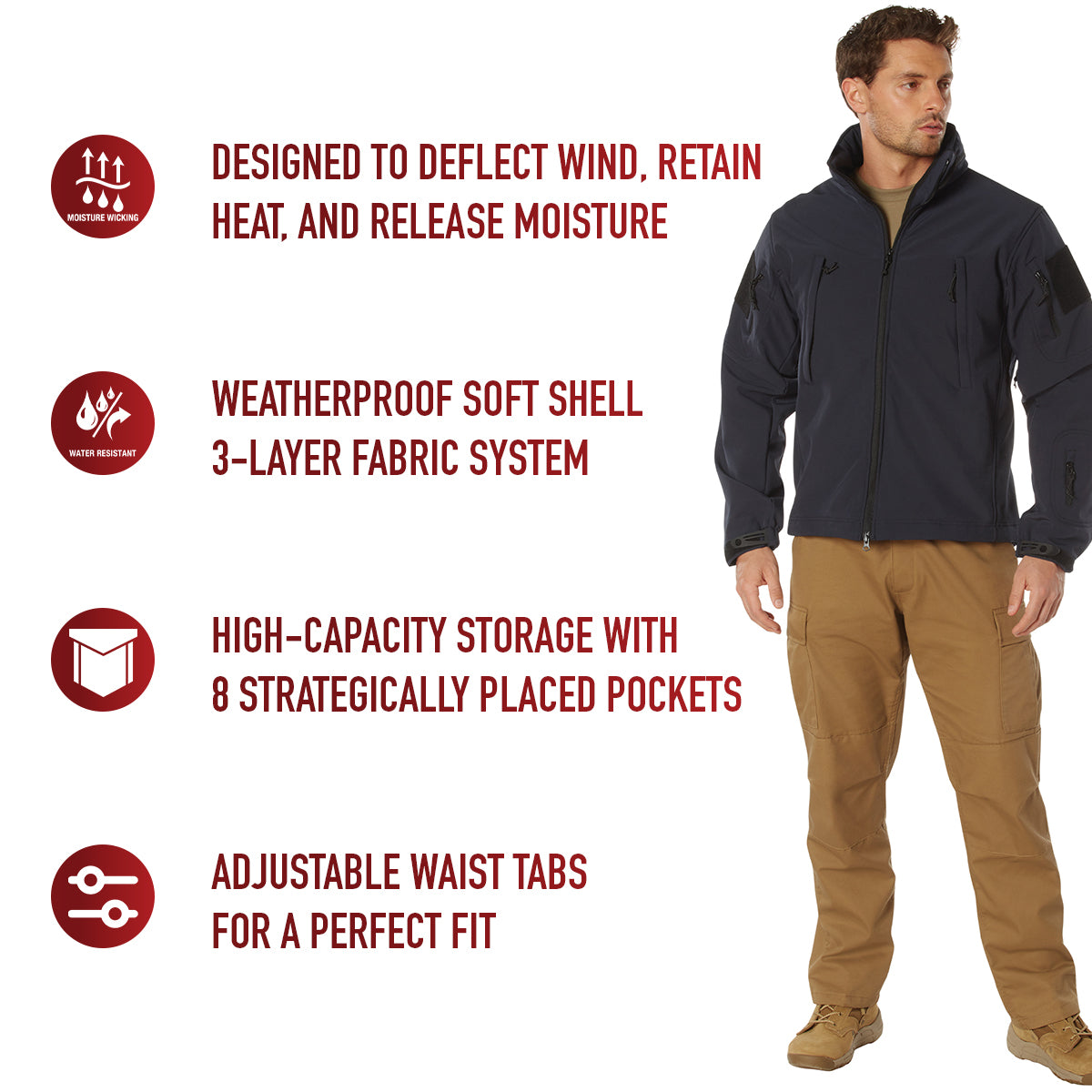 Rothco Special Ops Soft Shell Jacket LARSON TACTICAL SUPPLY