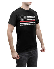 Rothco Thin Red Line Flag T-Shirt LARSON TACTICAL SUPPLY