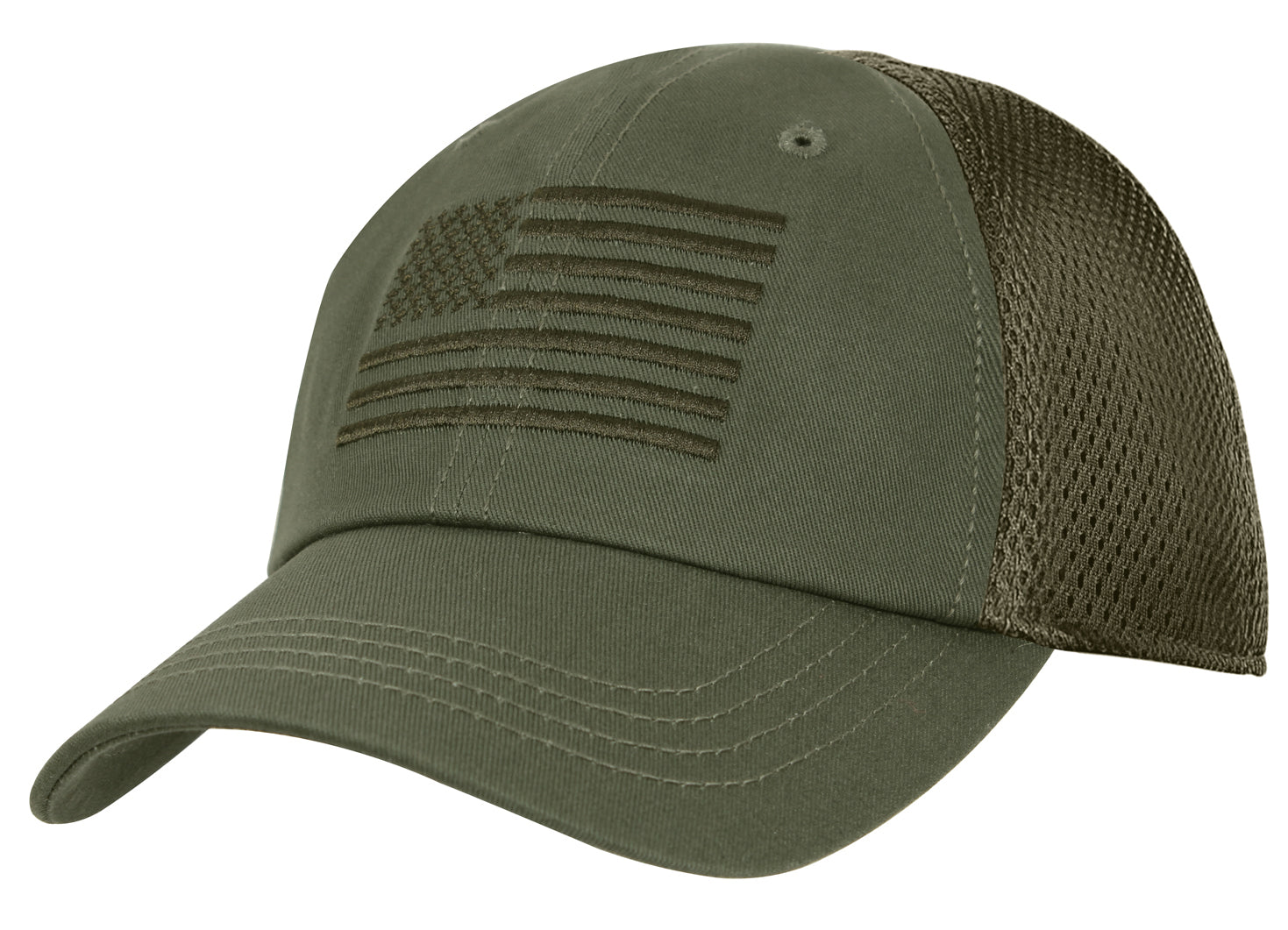 Rothco Tactical Mesh Back Cap With Embroidered US Flag LARSON TACTICAL SUPPLY