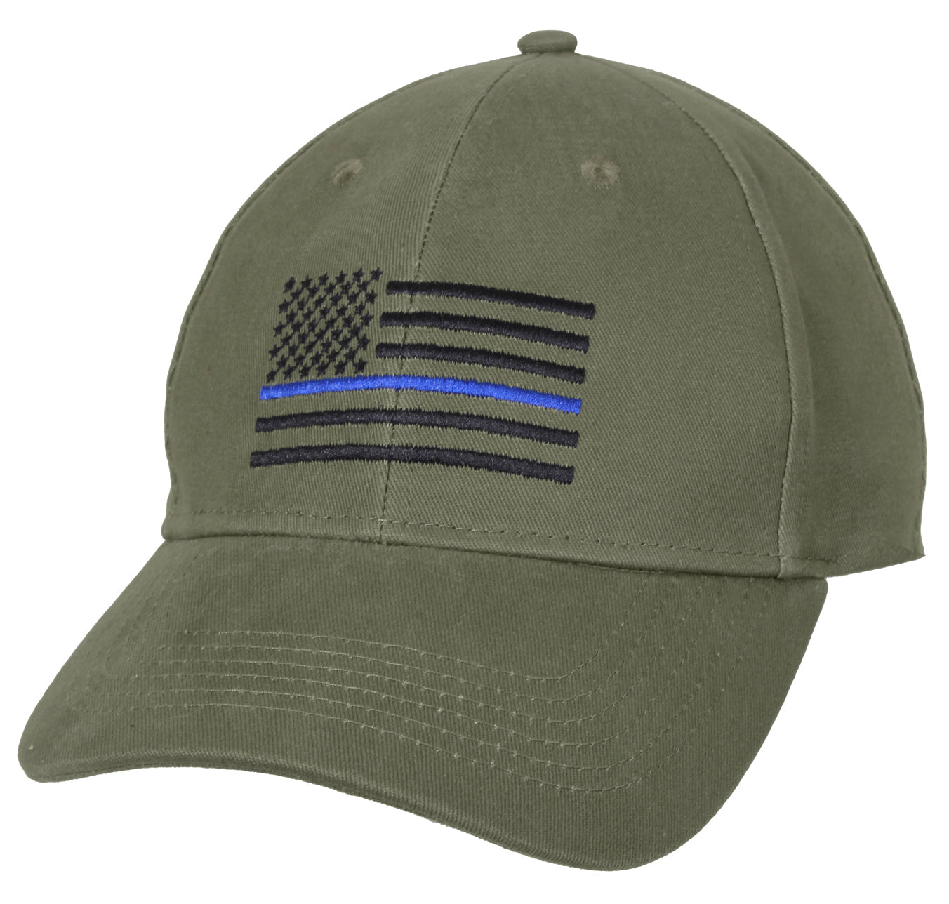Rothco Thin Blue Line Flag Low Profile Cap LARSON TACTICAL SUPPLY
