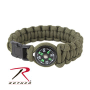 Rothco Paracord Compass Bracelet LARSON TACTICAL SUPPLY