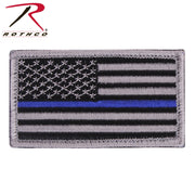 Rothco Thin Blue Line Police U.S. Flag Patch - Hook Back LARSON TACTICAL SUPPLY