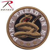 Rothco Don't Tread On Me Round Morale Patch LARSON TACTICAL SUPPLY