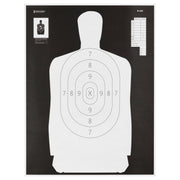 Action Tgt B34 Blk/wht Silho 100pk Action Target