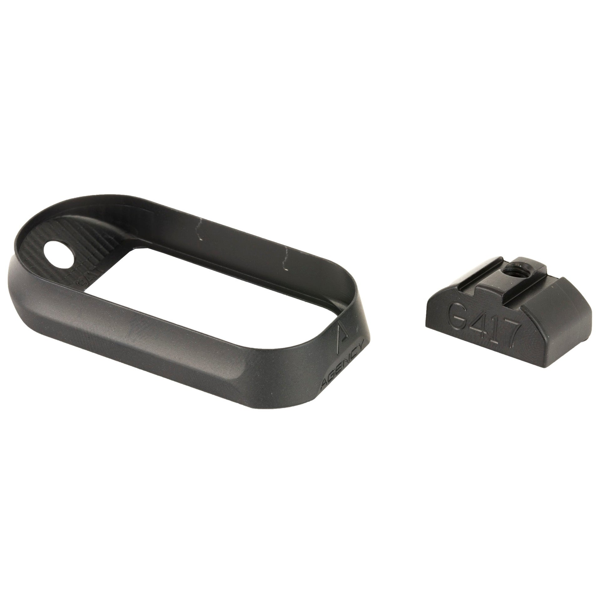 Agency Magwell For G17/g4 Nbs Blk Agency Arms