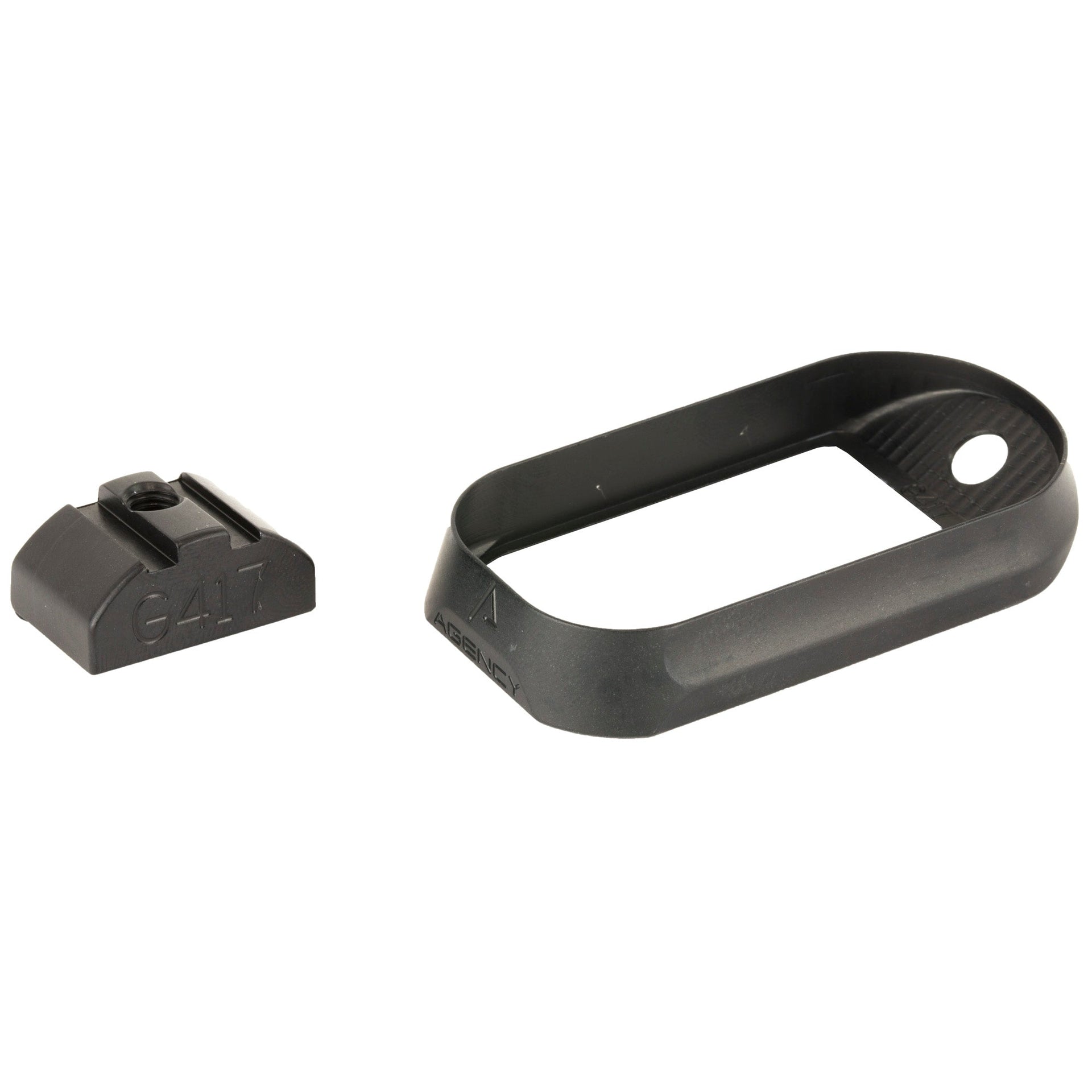 Agency Magwell For G17/g4 Nbs Blk Agency Arms