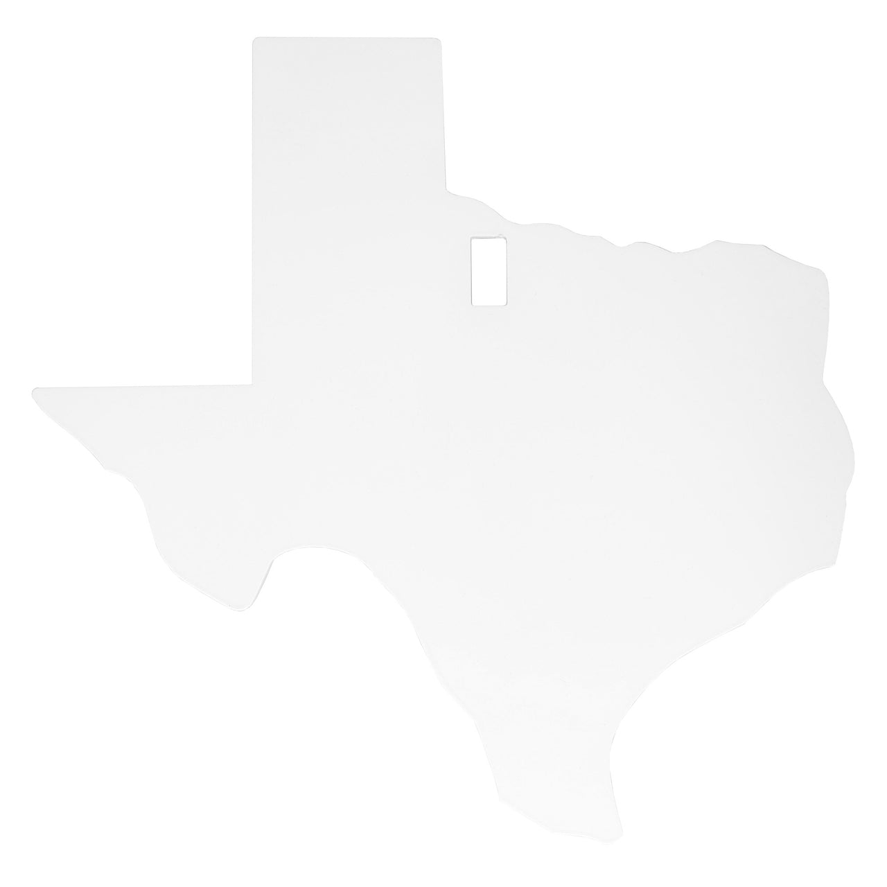 B/c Ar500 3/8" Silhouette Texas Wht