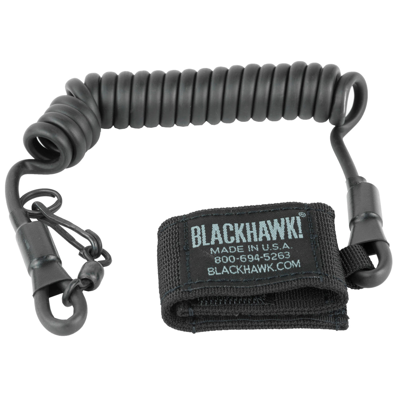 Bh Tact Pstl Lanyard/swivel Blk BLACKHAWK