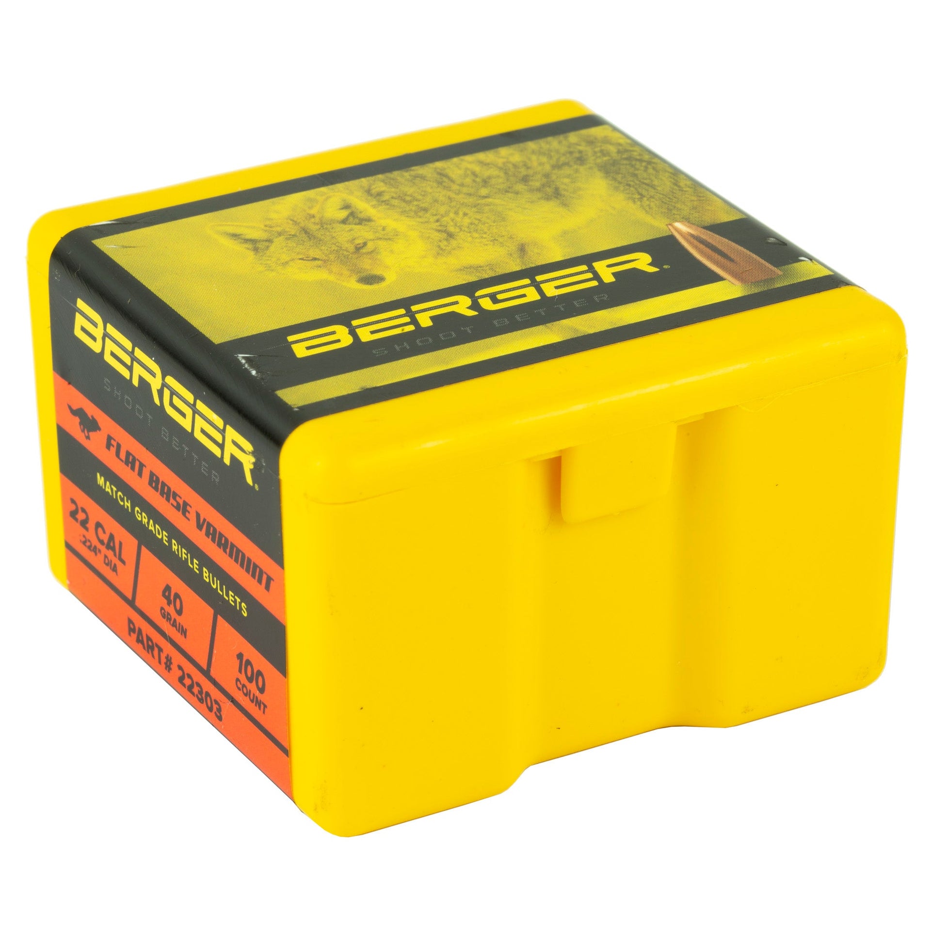 Berger .224 40g Varm Fb 100ct Berger Bullets