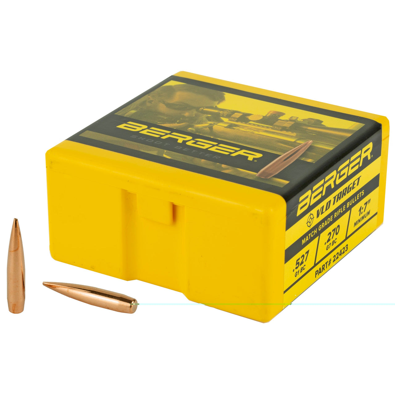 Berger .224 90gr Vld Tgt 100ct Berger Bullets