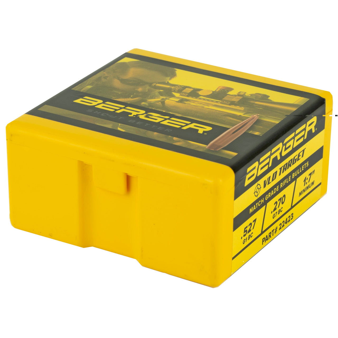 Berger .224 90gr Vld Tgt 100ct Berger Bullets