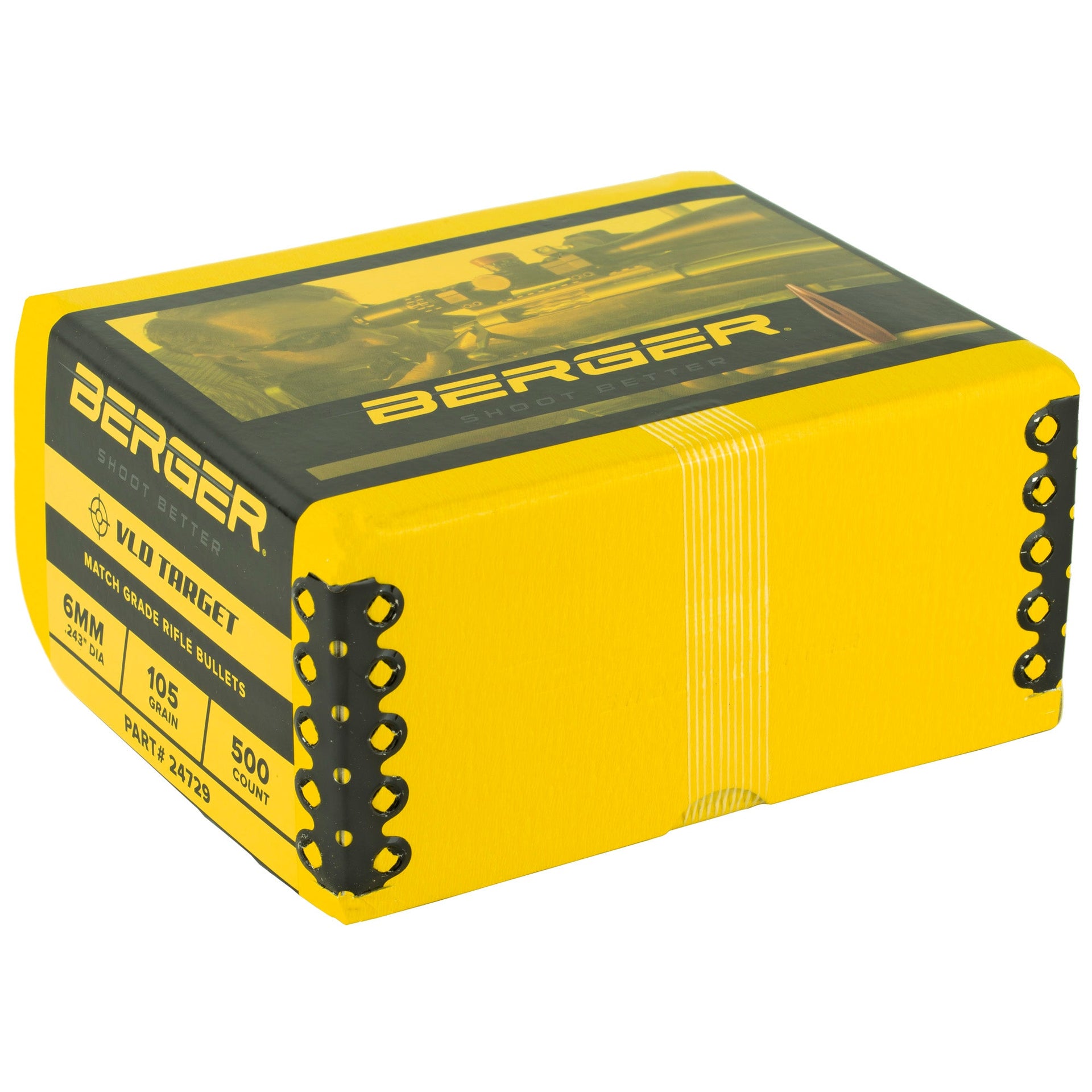 Berger .243/6mm 105g Vld Targt 500ct Berger Bullets