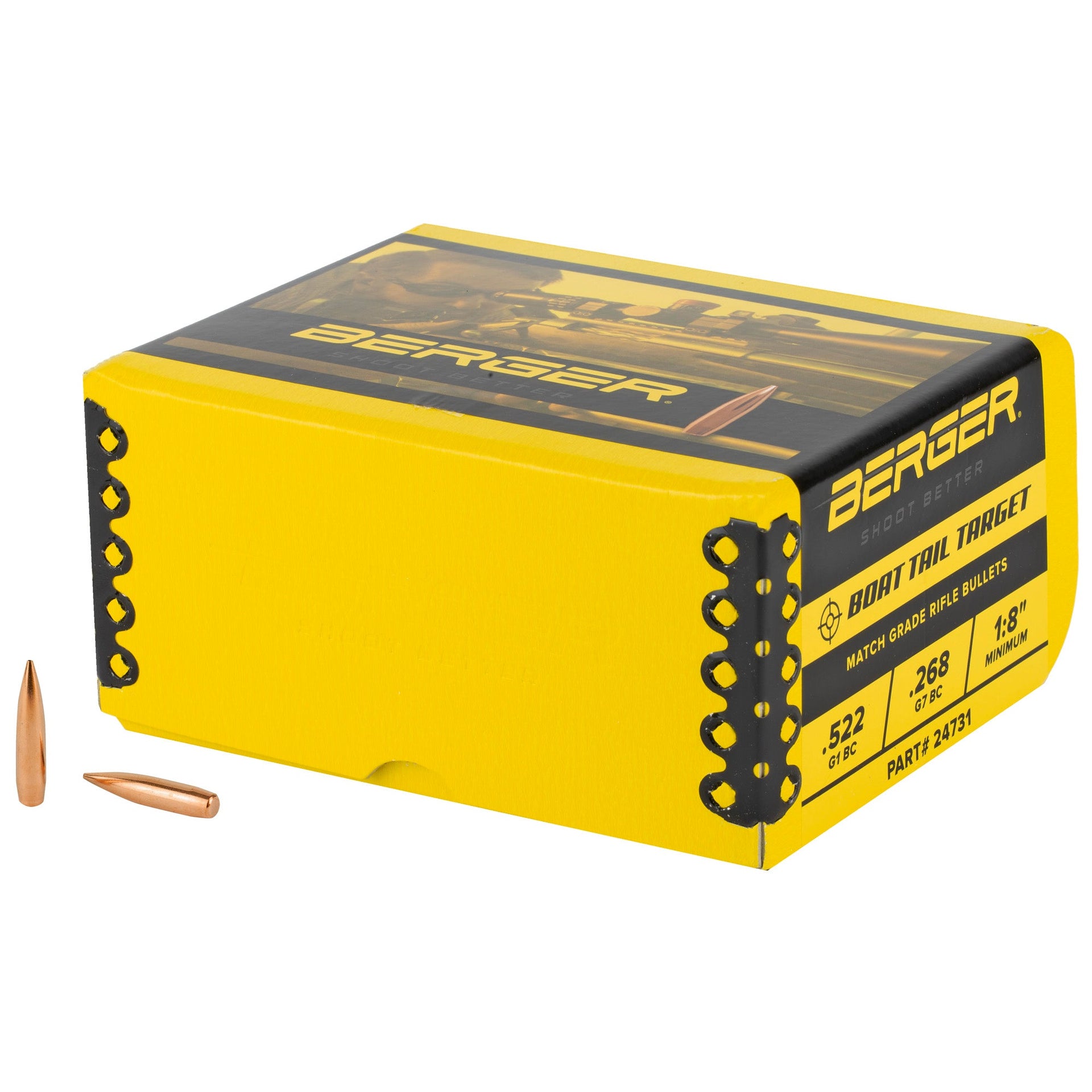 Berger .243/6mm 108g Bt Target 500ct Berger Bullets