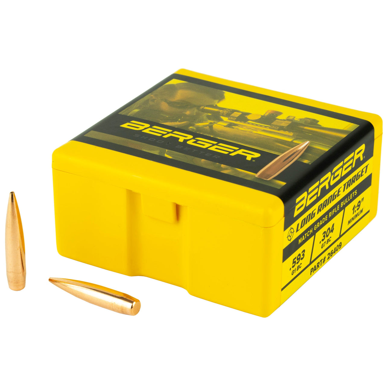 Berger .264 140g Trg Btlr 100ct Berger Bullets