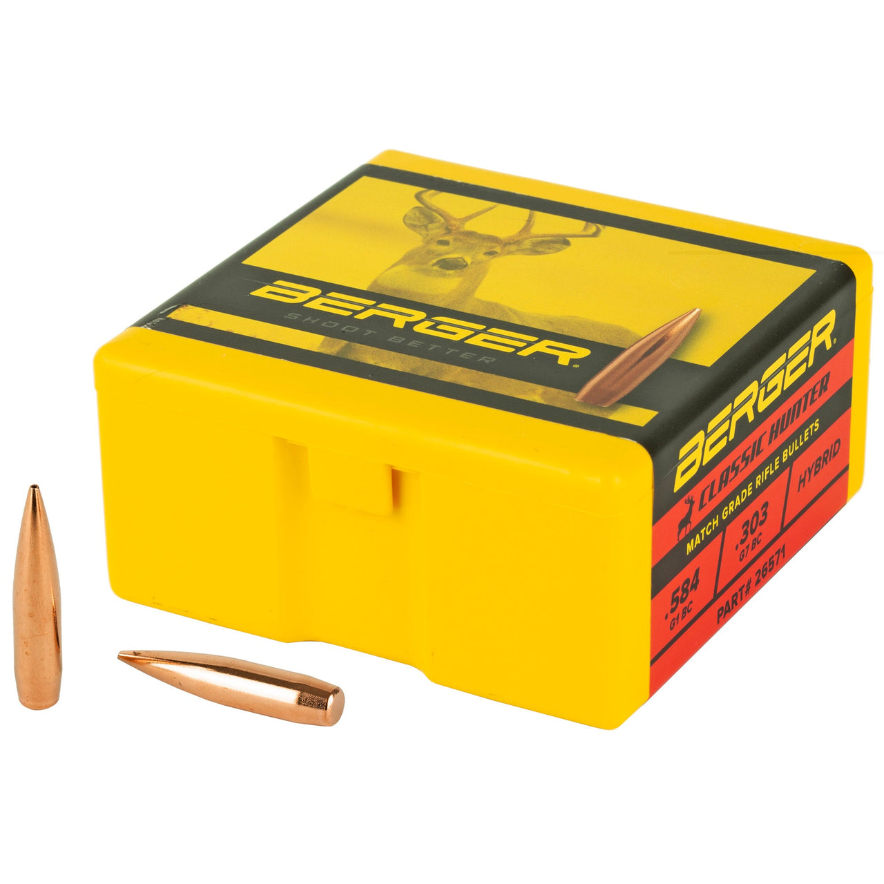 Berger .264 135g Clasc Hunter 100ct Berger Bullets