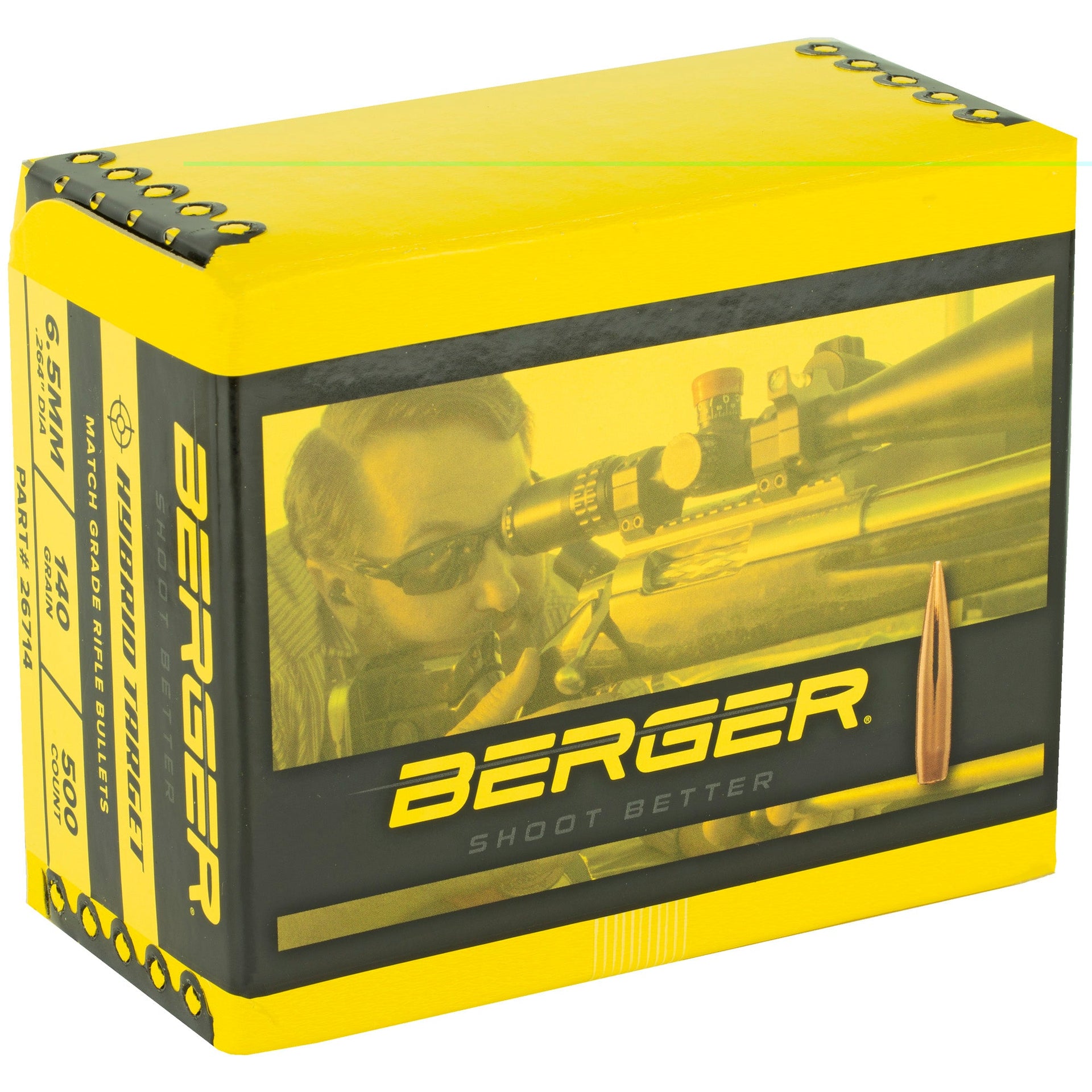 Berger 6.5mm 140g Hybrid Targt 500ct Berger Bullets