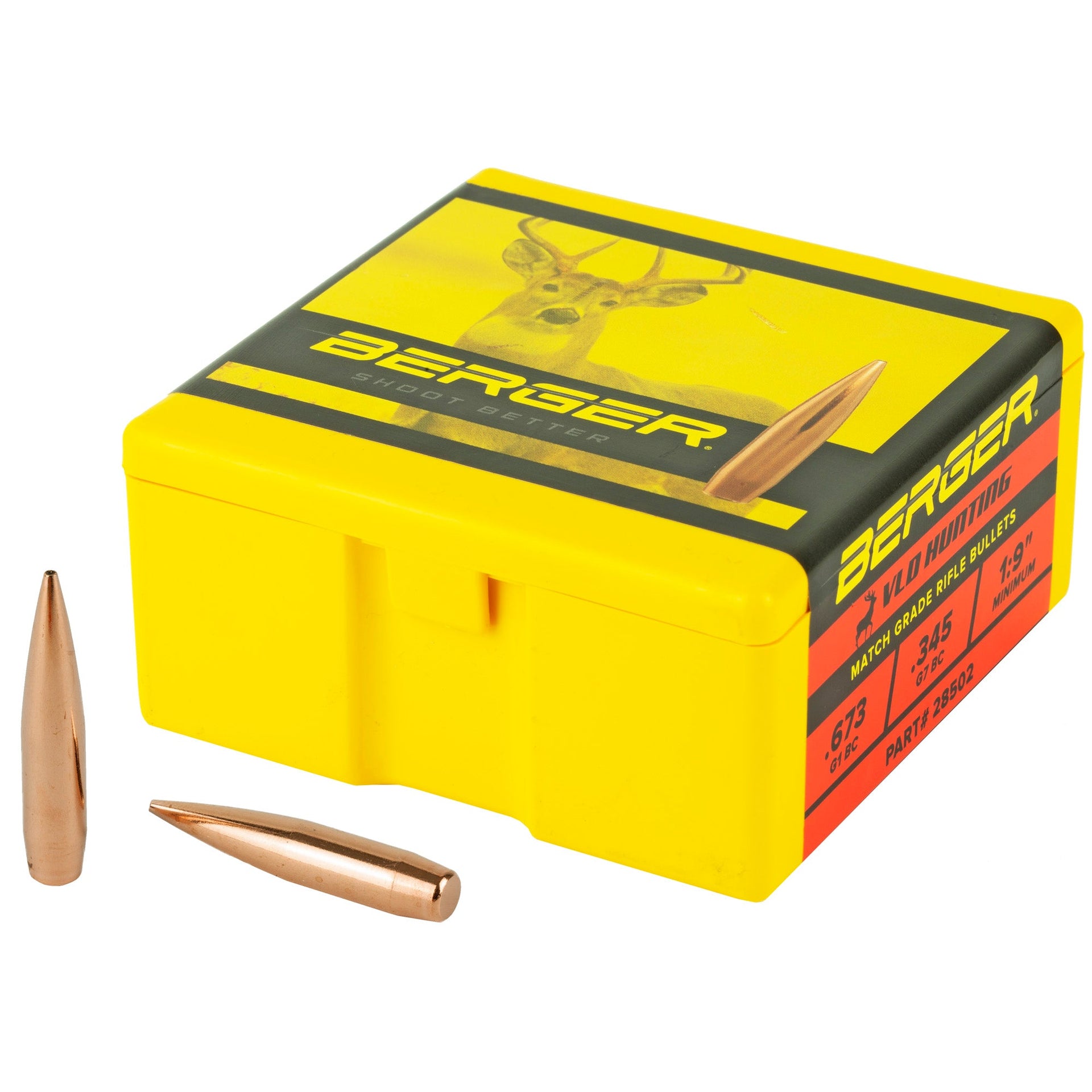 Berger .284 180g Hunt Vld 100ct Berger Bullets