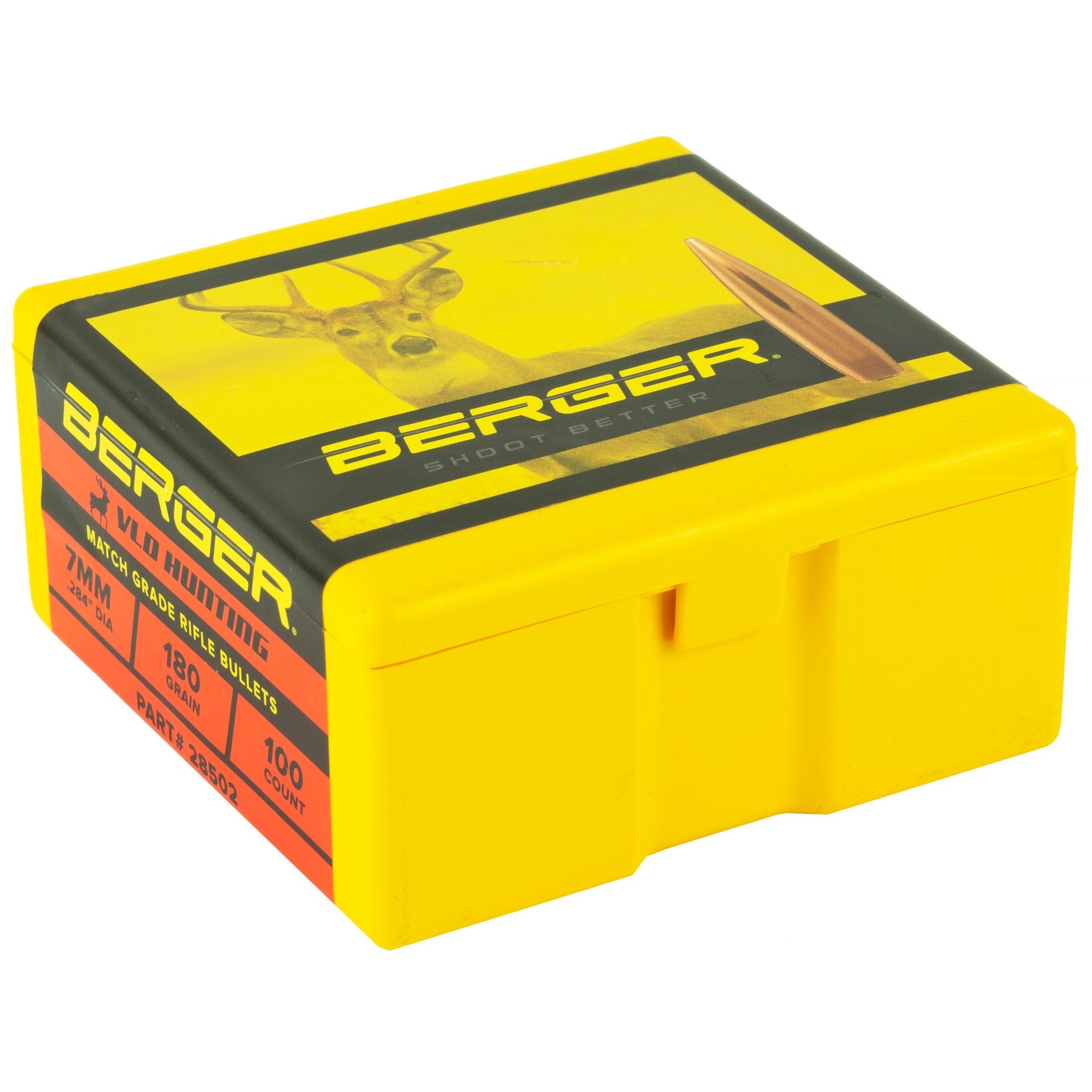 Berger .284 180g Hunt Vld 100ct Berger Bullets