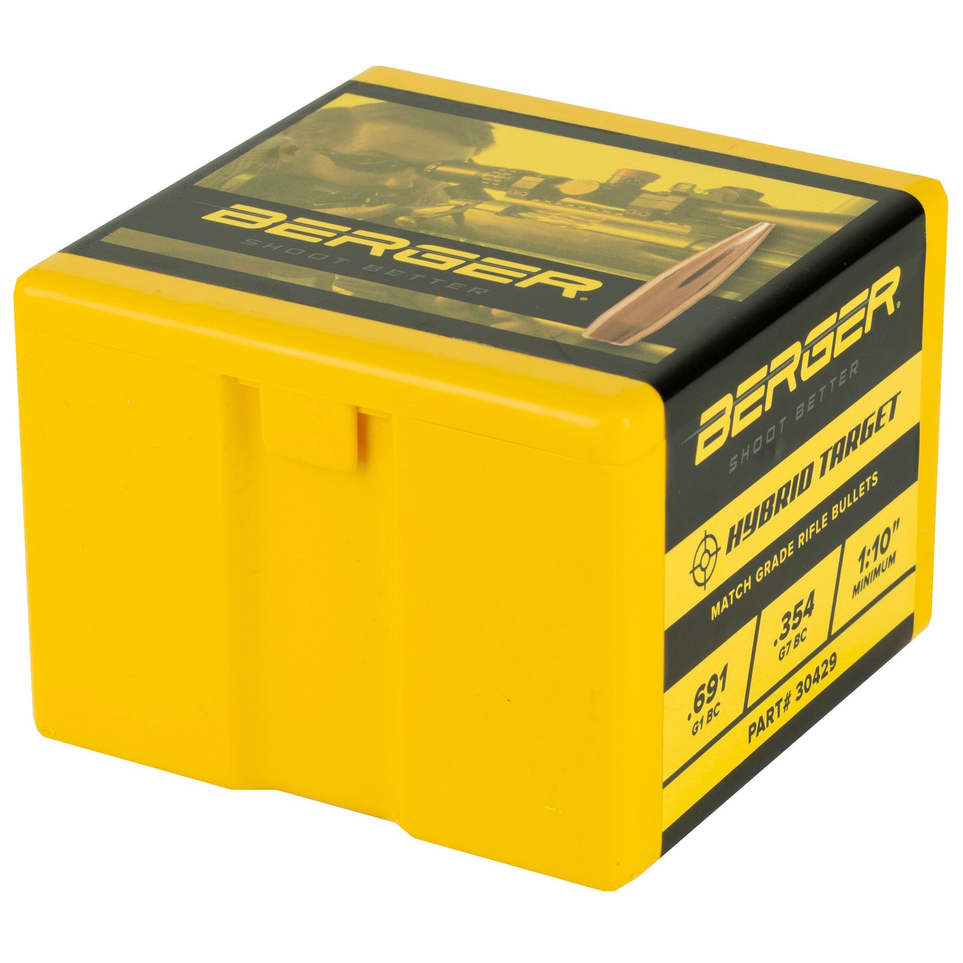 Berger .30 215gr Hybrid Target 100ct Berger Bullets