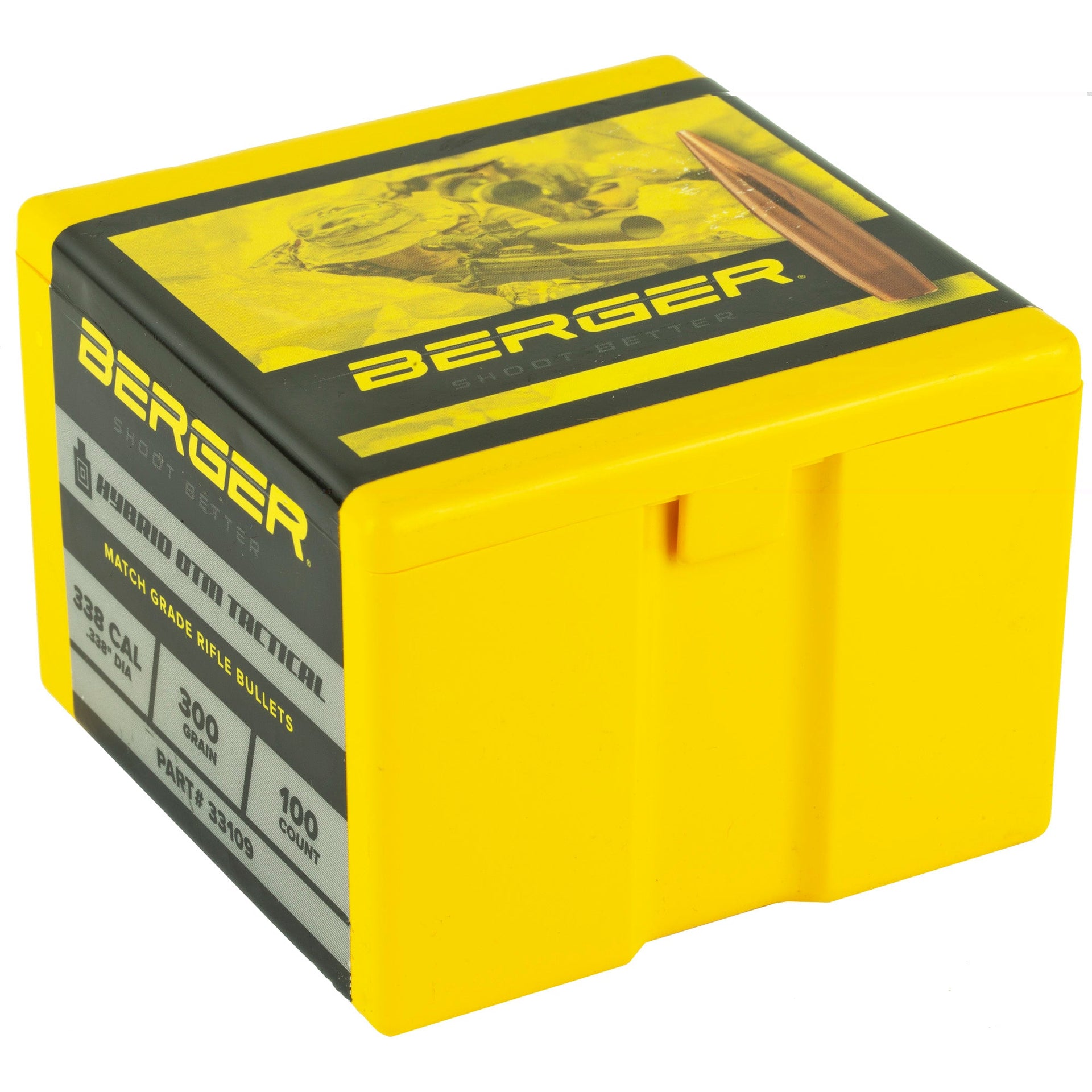 Berger .338 300g Tactical 100ct Berger Bullets