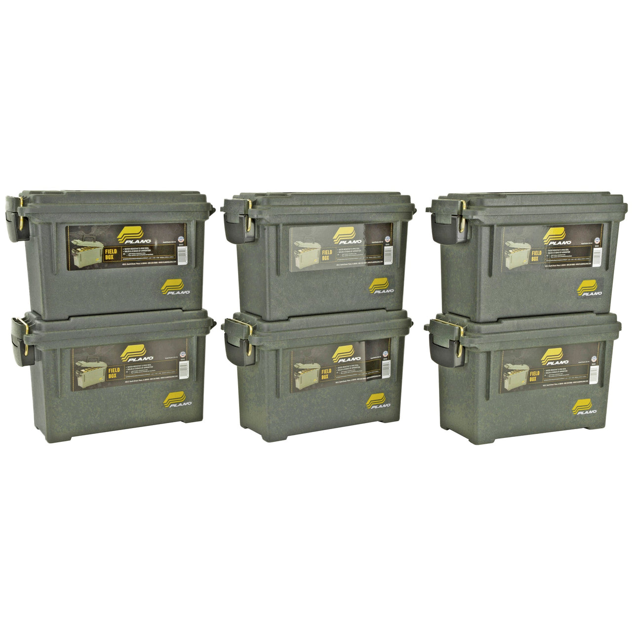 Plano Elem Prf Ammo Box Odg Fld 6pk Plano