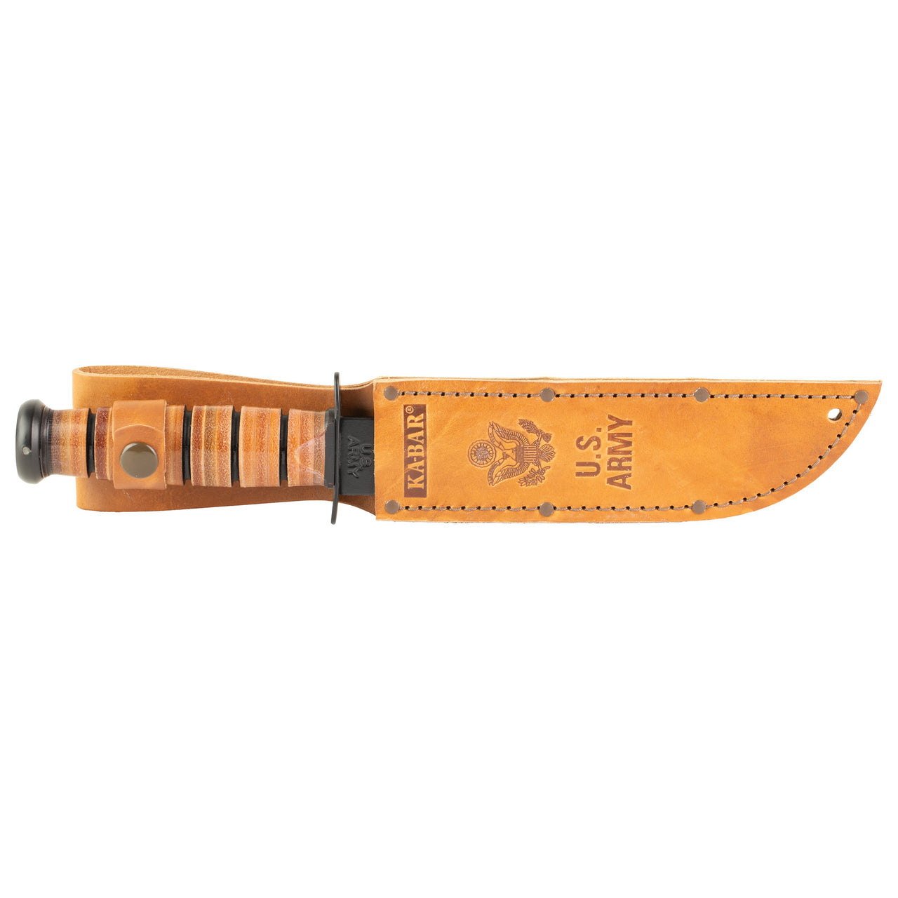 Kbar Us Army Fghtng 7" Srtd Shth Cp
