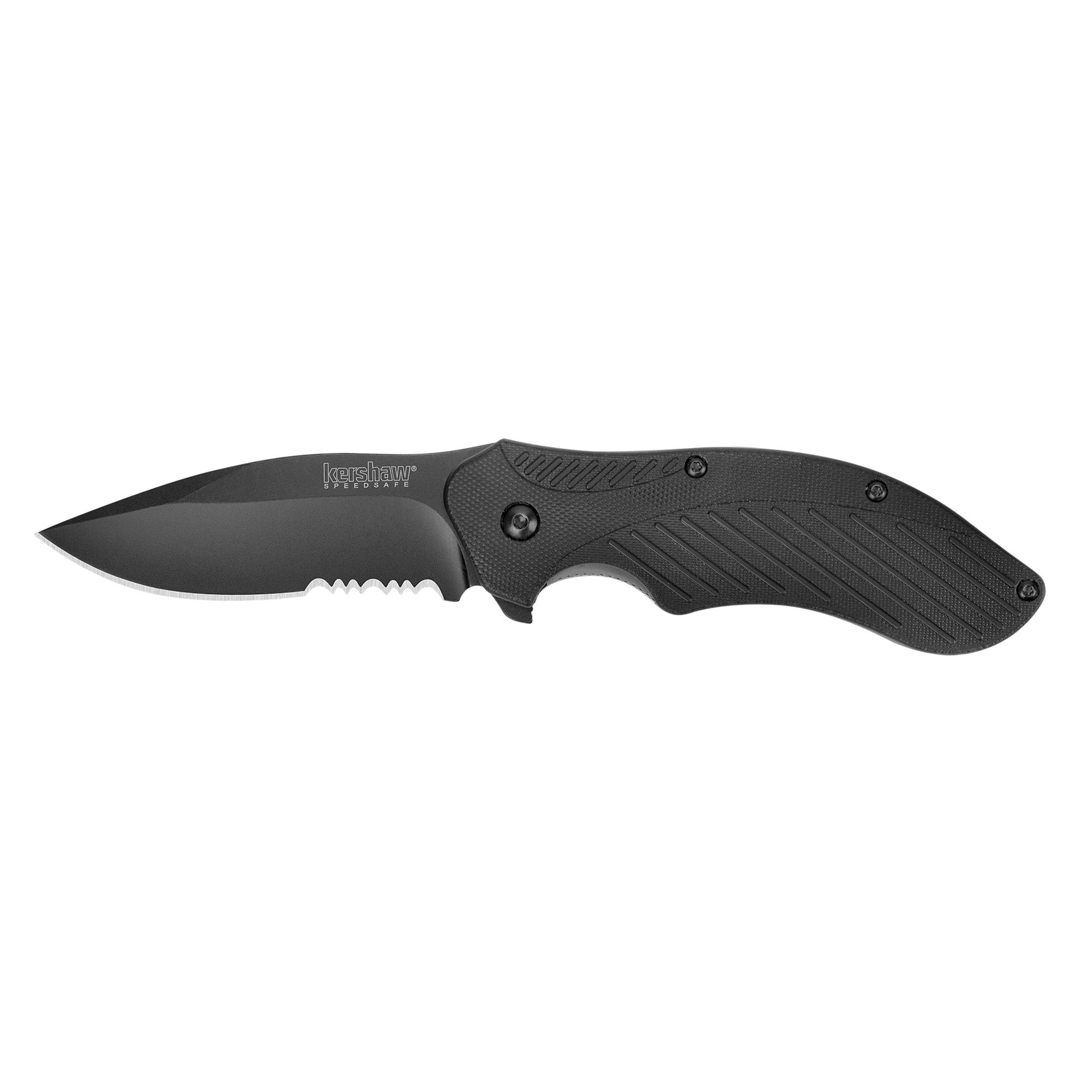 Kershaw Clash 3.1" Blk Serrated Kershaw