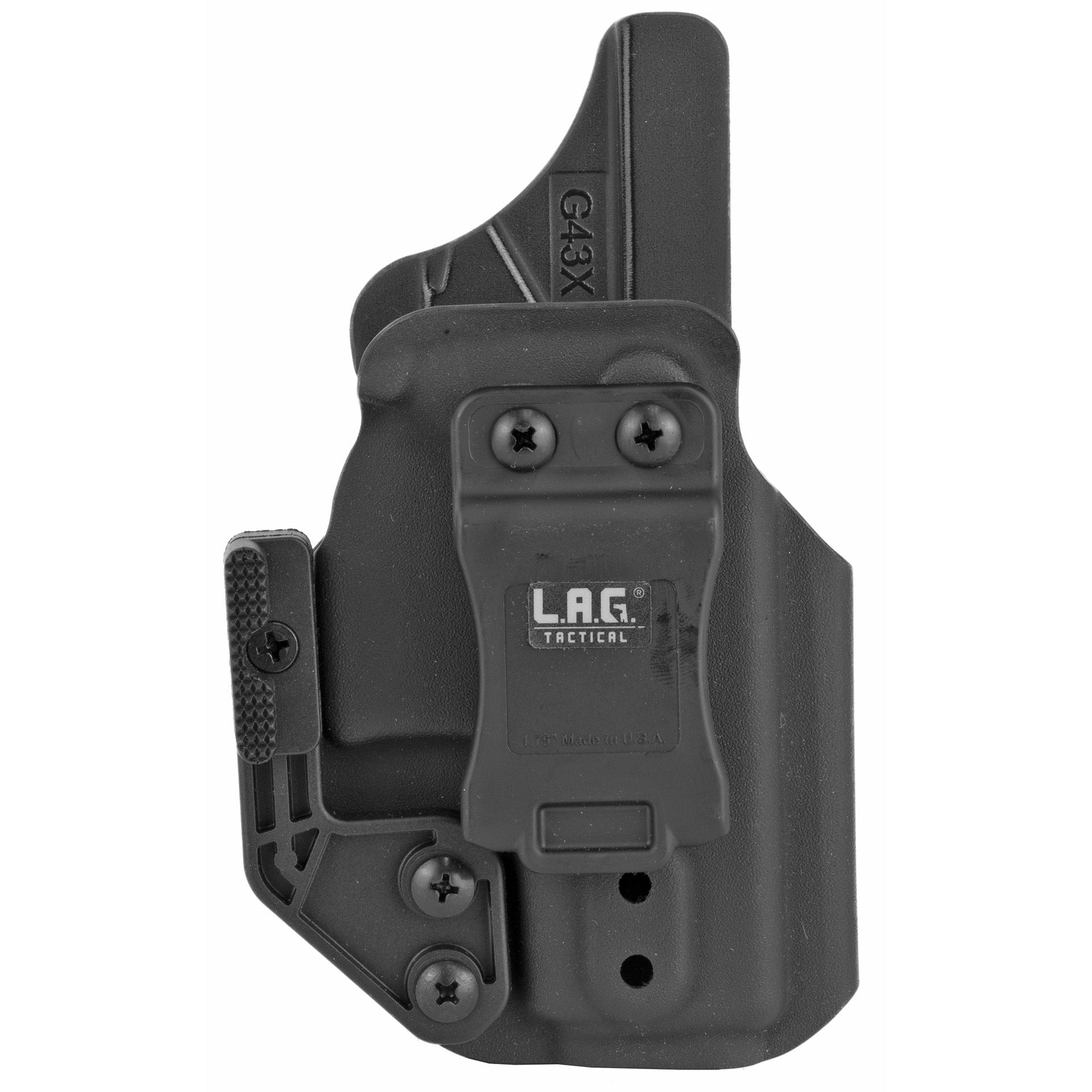 Lag Apd Mk Ii For Glock 43/43x Blk L.A.G. Tactical, Inc.