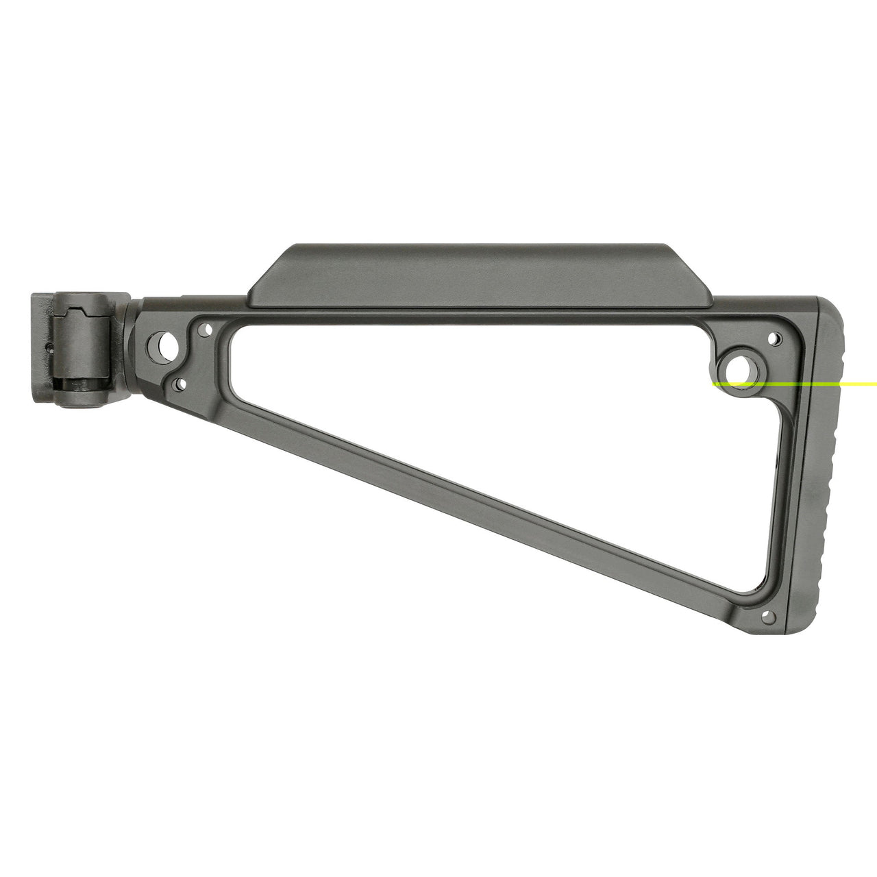 Midwest Triangle Side Fldng Stk Blk Midwest Industries