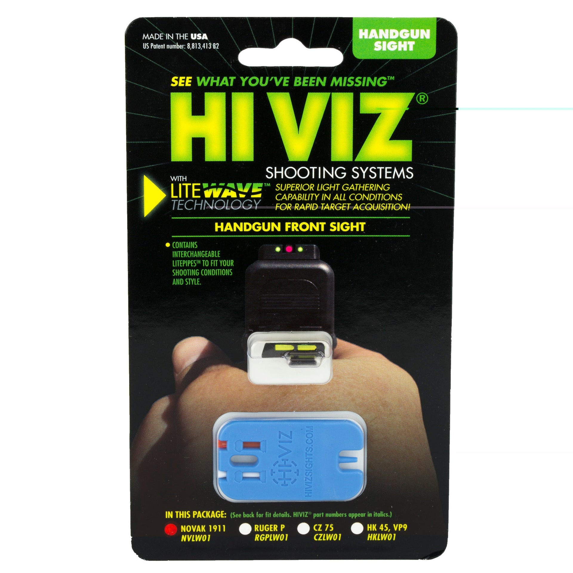 Hiviz Novak 1911 Front Interchange Hi-Viz