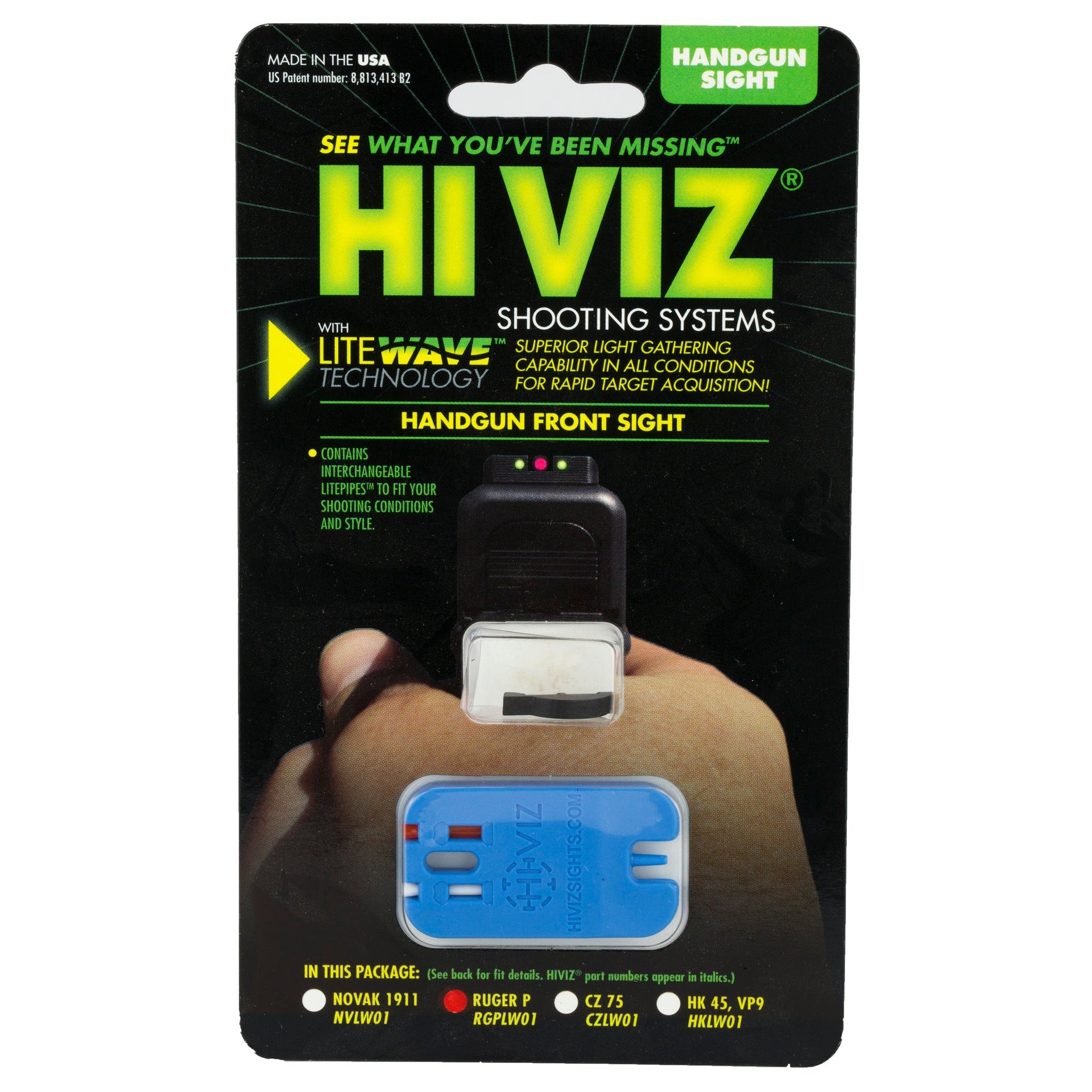 Hiviz Ruger P Front Sight Hi-Viz