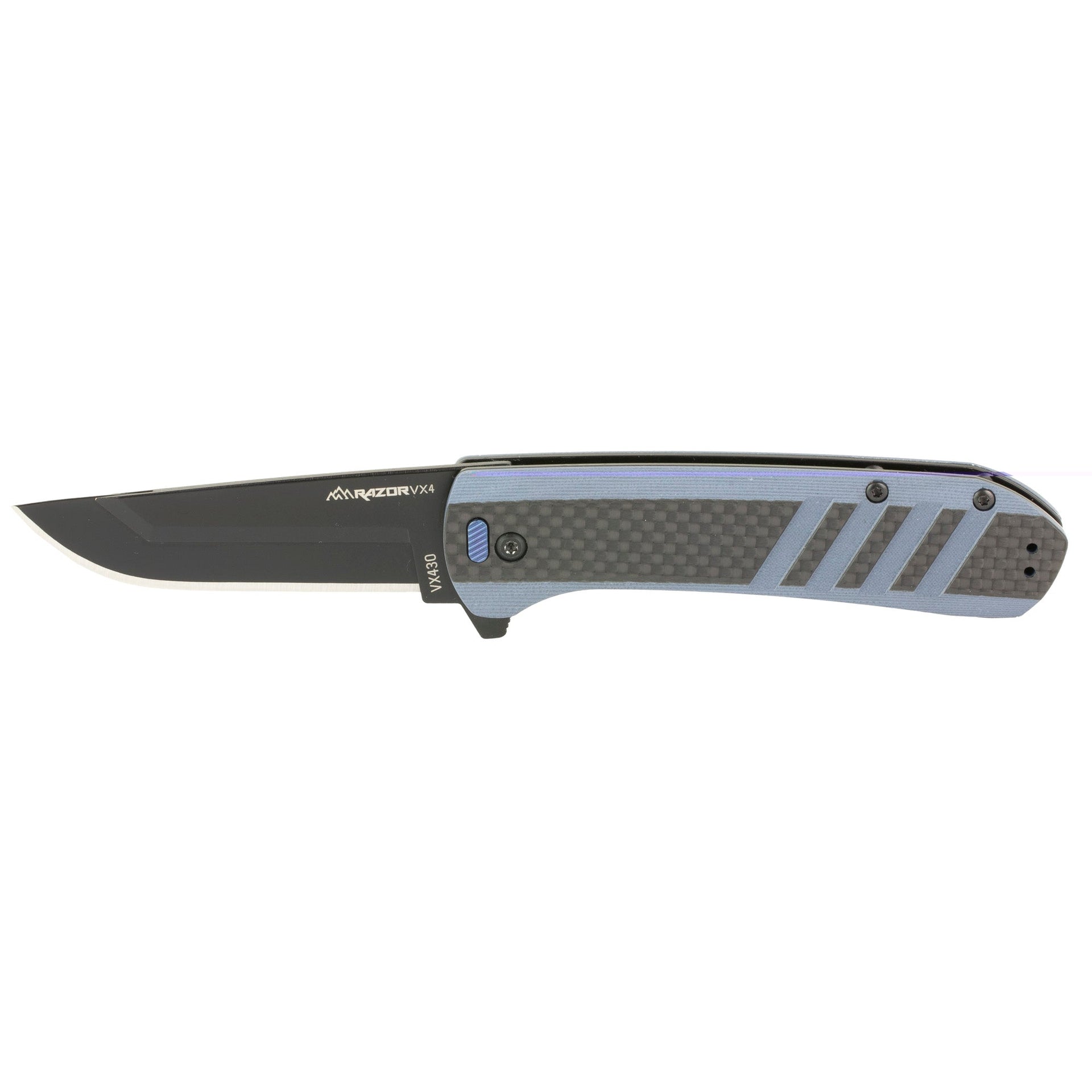Od Edge Razor Vx4 G10 Crbn Fbr Blue Outdoor Edge