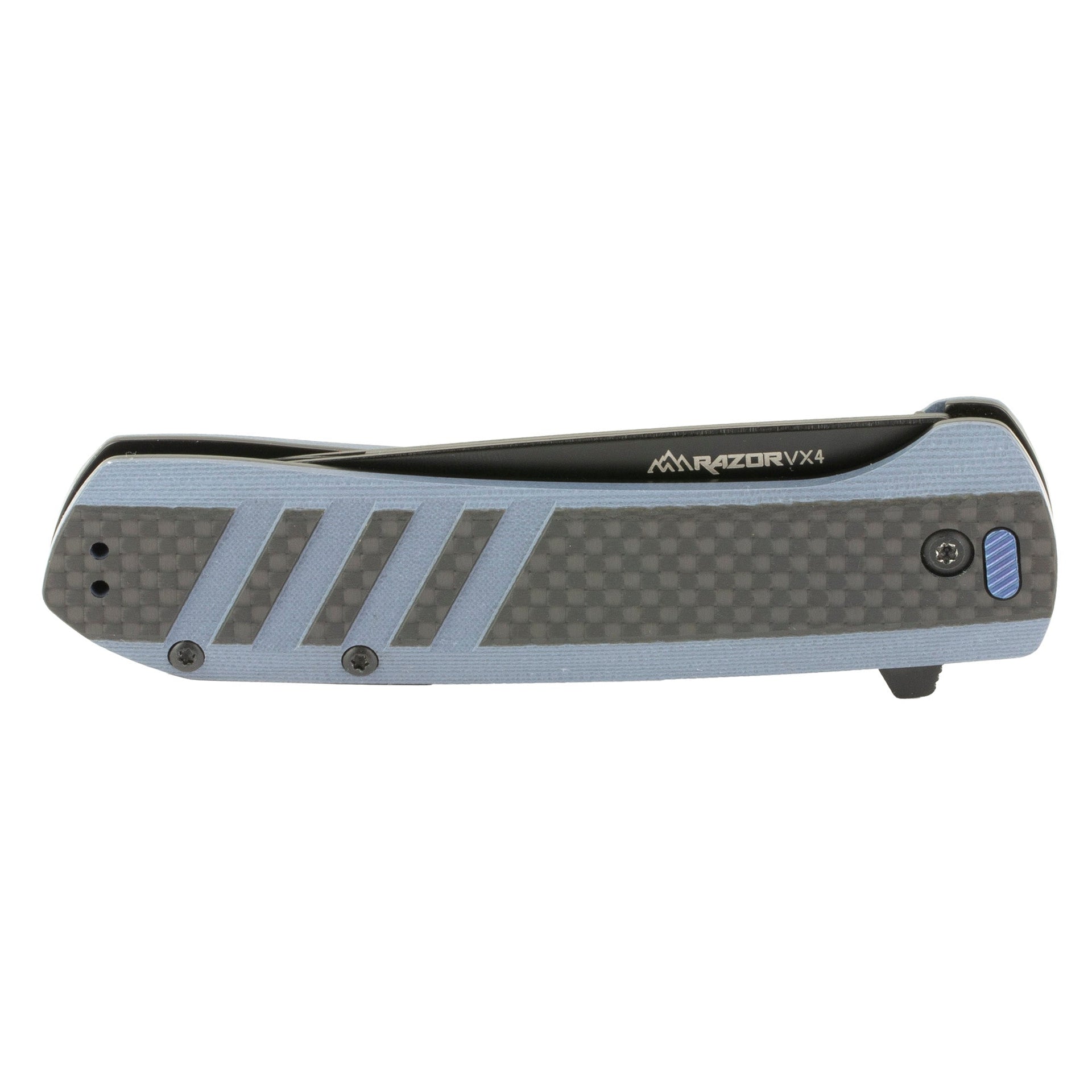 Od Edge Razor Vx4 G10 Crbn Fbr Blue Outdoor Edge