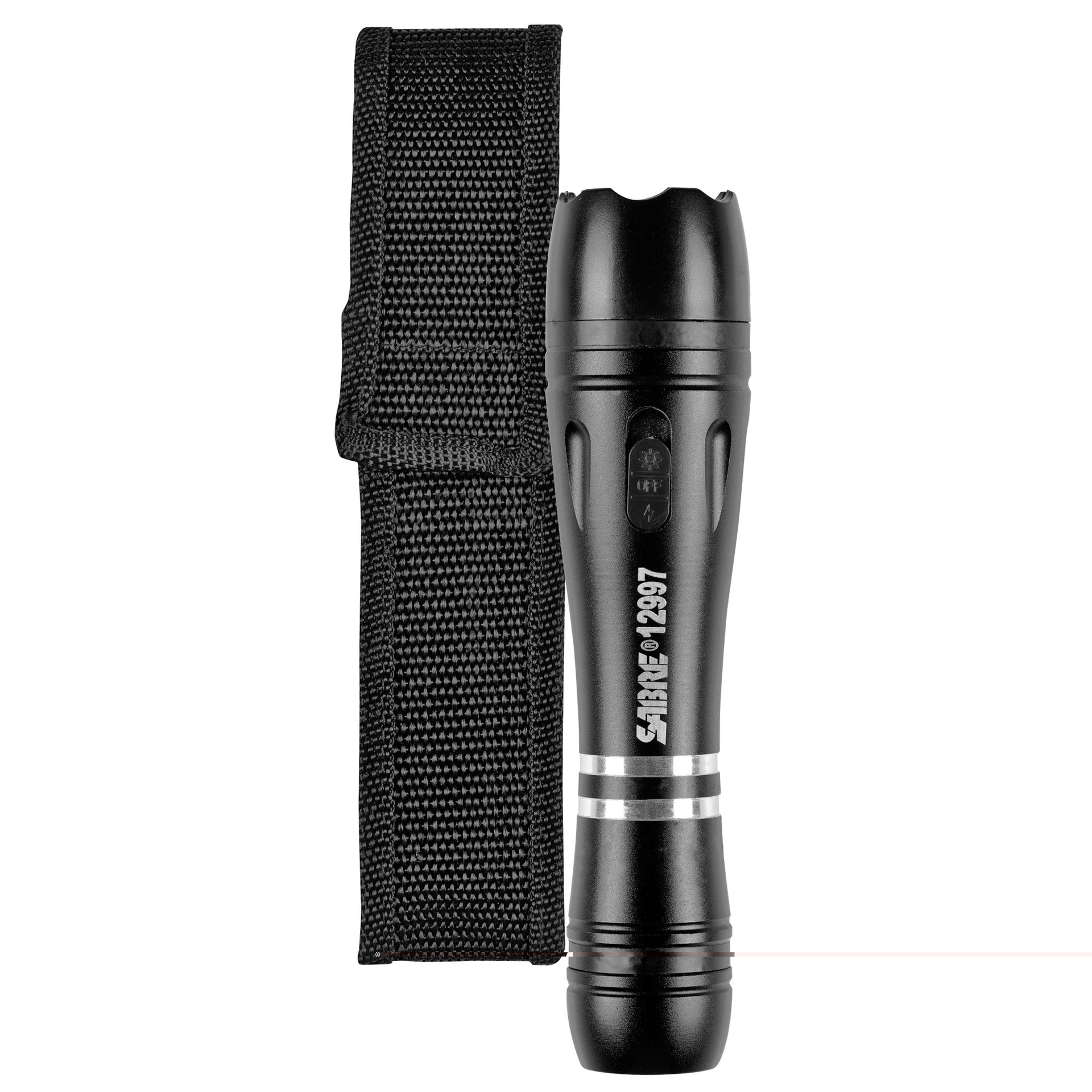 Sabre Stun Gun W Flashlight/ Hlstr Sabre