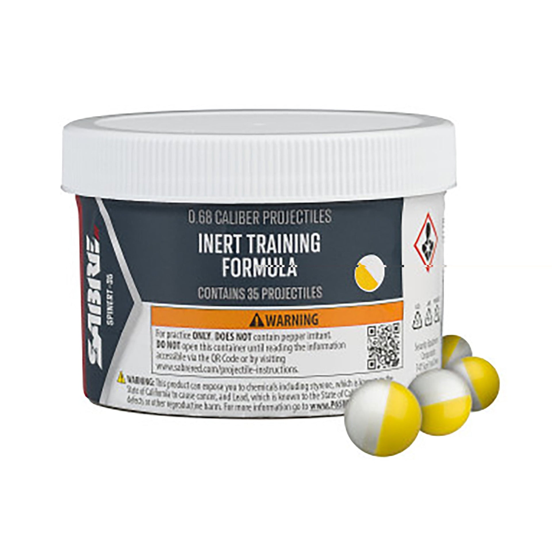 Sabre Inert Practice Projectile 35ct Sabre