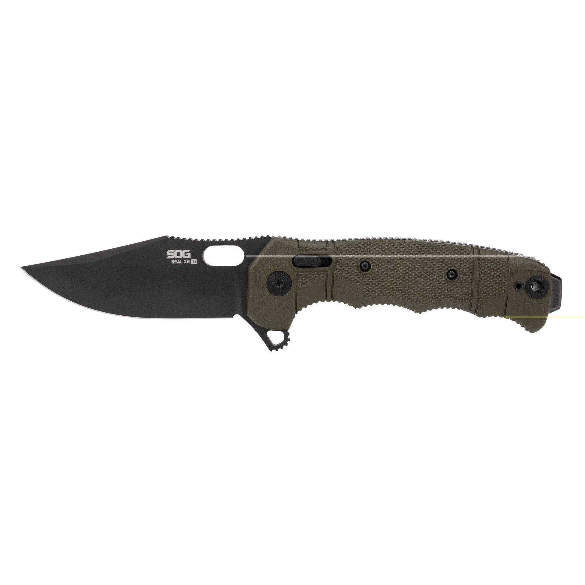 Sog Seal Xr Ti Gfn 4.3" Odg/gry SOG Knives & Tools
