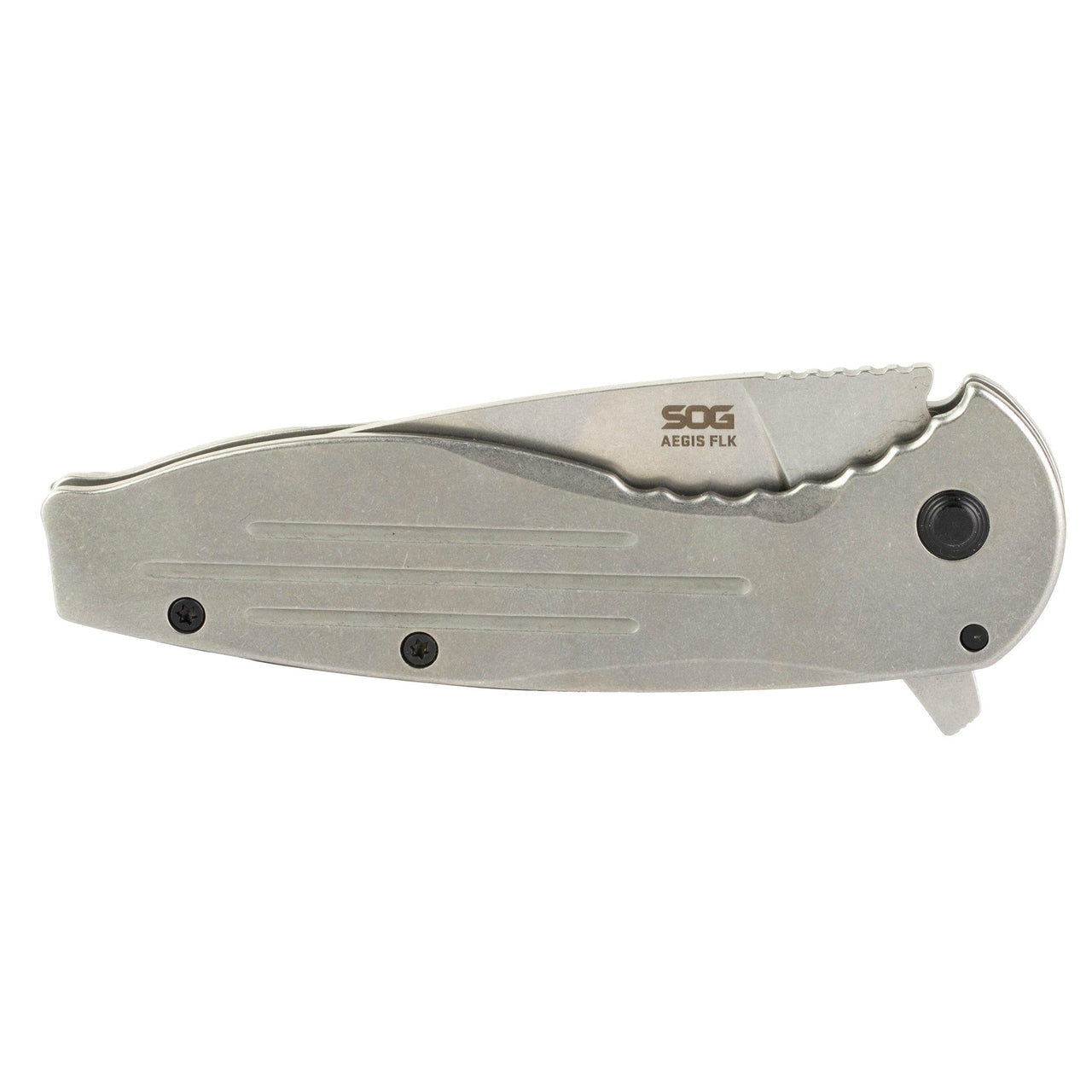 Sog Aegis Flk 3.4" Satin SOG Knives & Tools