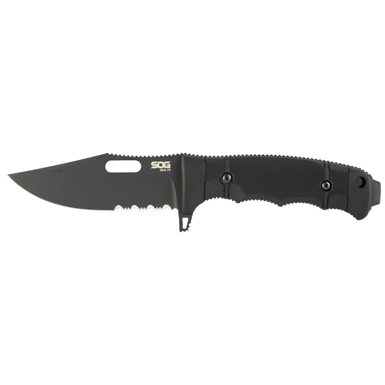 Sog Seal Fx Partially Srted 4.3" Blk SOG Knives & Tools