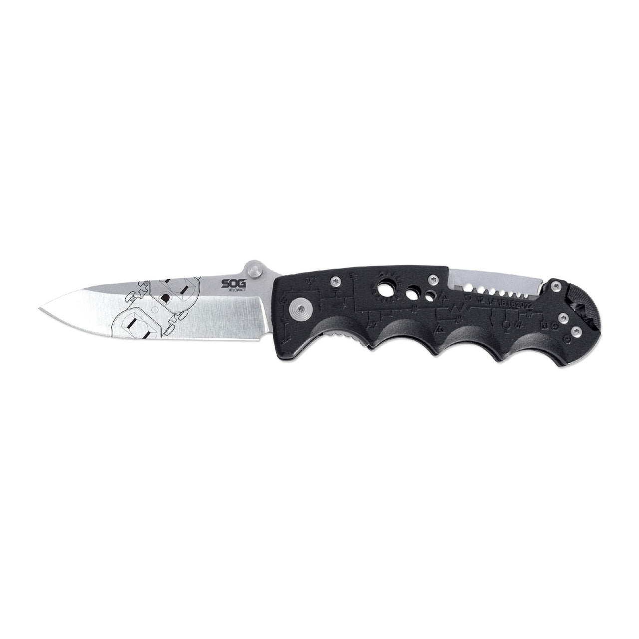 Sog Kilowatt  Black 3.4 SOG Knives & Tools