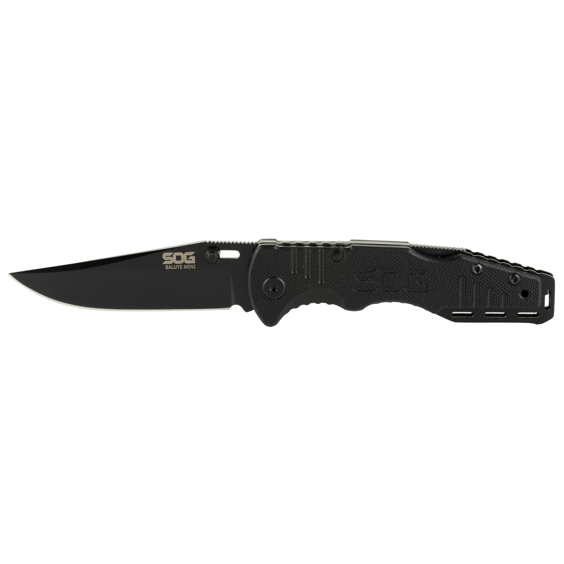 Sog Salute Mini 3.1" Black Oxide SOG Knives & Tools