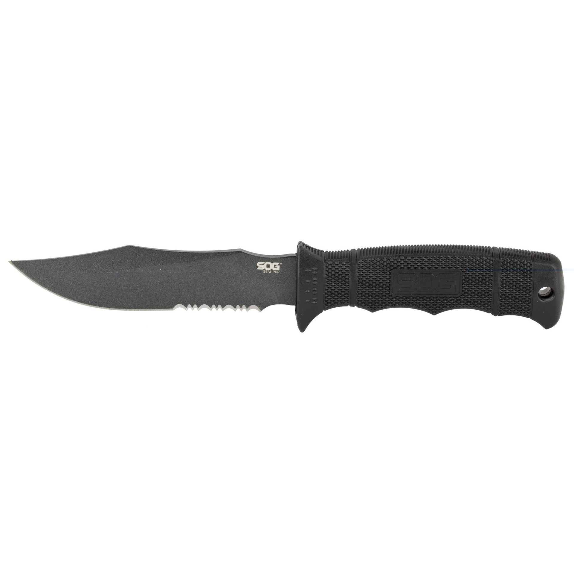 Sog Seal Pup Black 4.75" Kydex SOG Knives & Tools