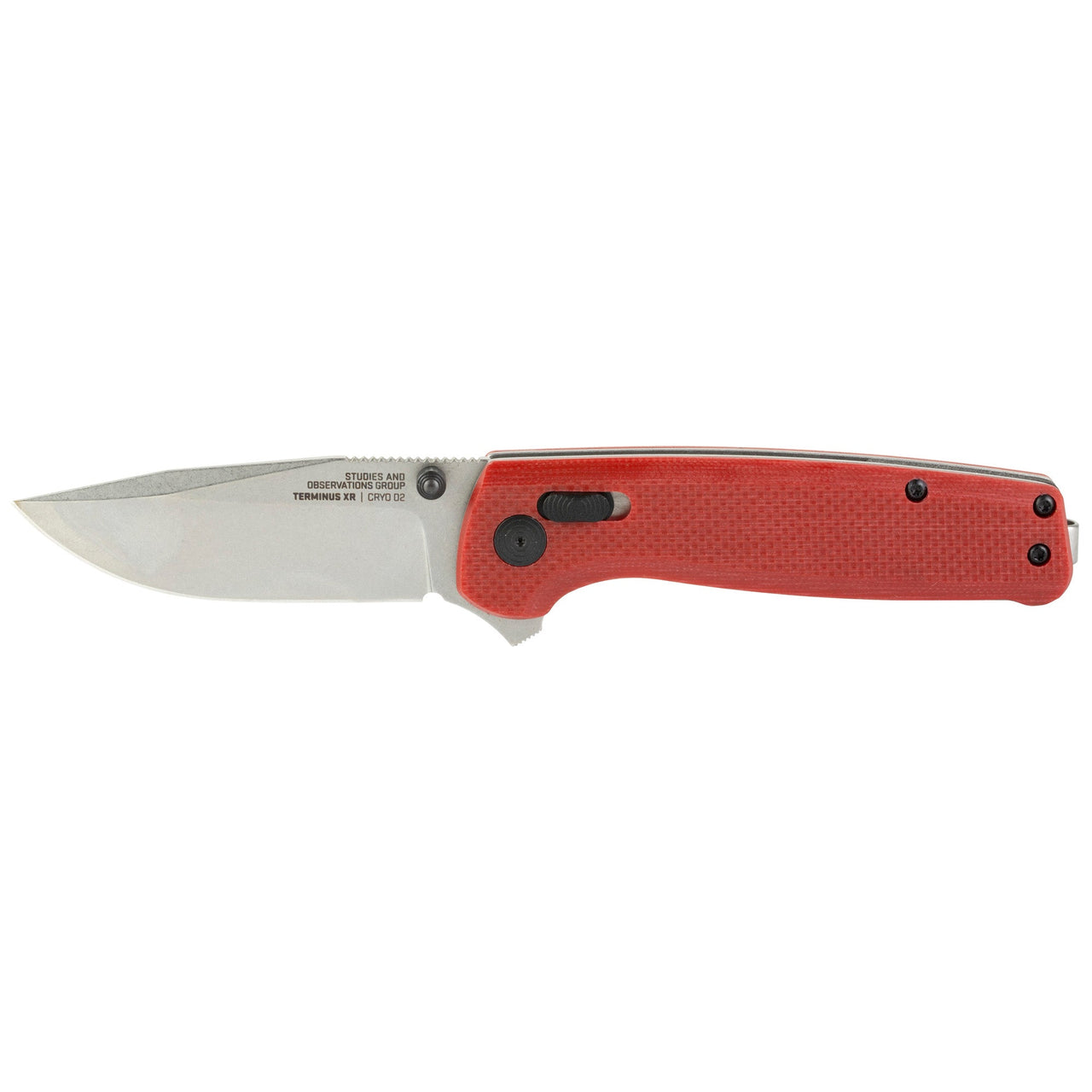 Sog Terminus Xr G10 Crimson 2.95 SOG Knives & Tools
